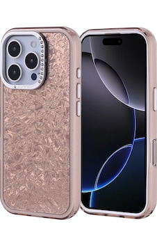 Apple Uyumlu iPhone 16 Pro Kılıf Taşlı Tasarım Zore Kapi Kapak Gold Apple Uyumlu iPhone 16 Pro Kılıf Taşlı Tasarım Zore Kapi Kapak Gold