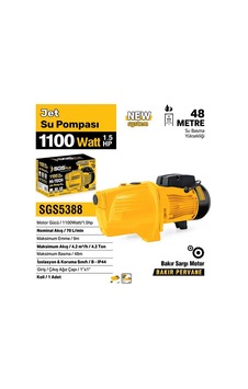 Sgs Jet Su Pompası 1100 Watt 1.5 Hp Sgs5388 Sgs Jet Su Pompası 1100 Watt 1.5 Hp Sgs5388