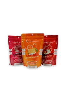 Anamour Natural Kurutulmuş Muz Elma Portakal Dilimleri Kurutulmuş Meyve 3 x 25 G Anamour Natural Kurutulmuş Muz Elma Portakal Dilimleri Kurutulmuş Meyve 3 x 25 G