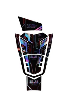 Hızlı Teker Honda Pcx 2021-2024 Tank Pad Hologram Cybercore