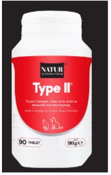 Natur Type Iı 90 Tb - Kedi & Köpek İçin Tip 2 Kolajen Natur Type Iı 90 Tb - Kedi & Köpek İçin Tip 2 Kolajen
