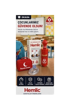 20 Parça Acil Durum İstasyonu - İlk Yardım Seti + Heimlich Manevra Cihazı