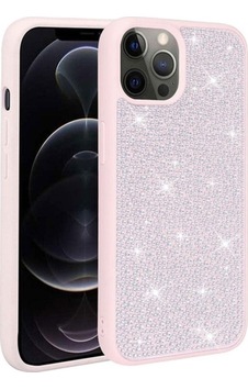 Apple Uyumlu iPhone 12 Pro Kılıf Parlak Taşlı Tasarım Zore Ston Kapak Apple Uyumlu iPhone 12 Pro Kılıf Parlak Taşlı Tasarım Zore Ston Kapak