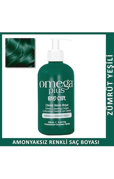 Omega Plus Bad Girl Zümrüt Yeşili Amonyaksız Renkli Saç Boyası 25
