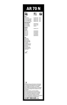 Silecek Süpürgesi - Fiat Scudo - Bosch-3397008845