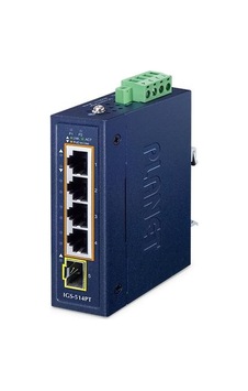 Planet Pl-ıgs-514pt 4 Port Gigabit 1 Port Sfp Poe+ Industrial Ethernet Switch Planet Pl-ıgs-514pt 4 Port Gigabit 1 Port Sfp Poe+ Industrial Ethernet Switch