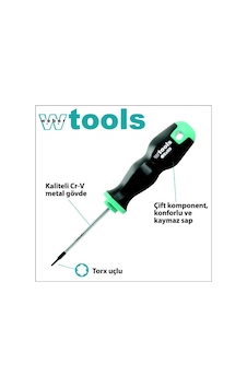 Weber Tools Torx Tornavida T5 x 60 MM Weber Tools Torx Tornavida T5 x 60 MM