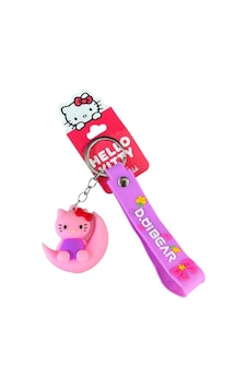 Lisanslı Silikon Anahtarlık 582648-pembe Hello Kitty