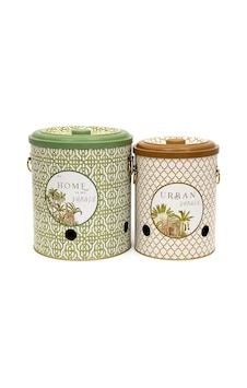 Forrest Desenli Patates Ve Soğanlık 2 Li Set Forrest Desenli Patates Ve Soğanlık 2 Li Set