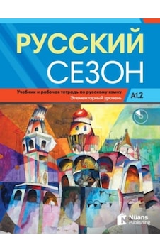Russkiy Sezon A1.2 Uchebnik i Rabochaya Tetrad-Rusça Ders ve Çalışma Kitabı - M. M. Nakhabina - Nüans