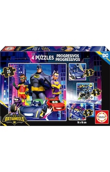 Educa 12+16+20+25 Parça Batwheels Kademeli Çocuk Puzzle/yapboz - 3-5 Yaş 1 Adet Educa 12+16+20+25 Parça Batwheels Kademeli Çocuk Puzzle/yapboz - 3-5 Yaş 1 Adet
