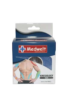 Medwelt Kinezyo Bandı Mavi 5 CM x 5 M Medwelt Kinezyo Bandı Mavi 5 CM x 5 M