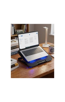 Usb Girişli Laptop Soğutma Standı Çift Fan Mavi Işıklı Notebook Soğutucu Çok Renkli Usb Girişli Laptop Soğutma Standı Çift Fan Mavi Işıklı Notebook Soğutucu Çok Renkli