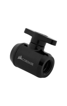 CORSAIR CX-9055019-WW Fitting (valve),XF Adapter (Shut-off ball valve; black)