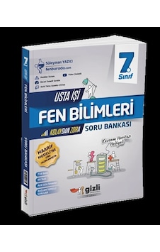 Gizli Yayınları 7. Sınıf Fen Bilimleri Usta İşi Soru Bankası - Kavram Haritası Maarif Model Gizli Yayınları 7. Sınıf Fen Bilimleri Usta İşi Soru Bankası - Kavram Haritası Maarif Model