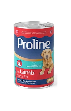 Proline Kuzu Etli Gravy Yetişkin Köpek Konservesi 24 Adet 400 Gr 115-20001.04 Proline Kuzu Etli Gravy Yetişkin Köpek Konservesi 24 Adet 400 Gr 115-20001.04
