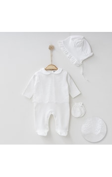 Buse&Eylül Bebe Beyaz Uzun Tüllü 3 Parça Kız Bebek Tulum Takım-Beyaz Buse&Eylül Bebe Beyaz Uzun Tüllü 3 Parça Kız Bebek Tulum Takım-Beyaz
