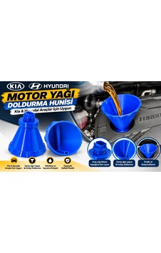 Kia & Hyundai Motor Yağı Doldurma Hunisi Araca Özel Vidalı Yağ Dolum Aparatı Kia & Hyundai Motor Yağı Doldurma Hunisi Araca Özel Vidalı Yağ Dolum Aparatı