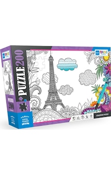 Blue Focus 200 Parça Coloring Puzzle Eiffel Tower Eyfel Kulesi Blue Focus 200 Parça Coloring Puzzle Eiffel Tower Eyfel Kulesi