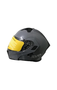 Evo 506 Elegant Fullface Çeneden Açılır Motosiklet Kaskı Gri Evo 506 Elegant Fullface Çeneden Açılır Motosiklet Kaskı Gri