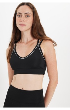 Tudors Kadın Slim Fit Dar Kesim Çapraz Bağlamalı Askılı V Yaka Siyah Crop-52791 Tudors Kadın Slim Fit Dar Kesim Çapraz Bağlamalı Askılı V Yaka Siyah Crop-52791