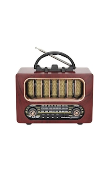 Retro Ahşap Tasarım Bluetooth Radyo 1 Adet Retro Ahşap Tasarım Bluetooth Radyo 1 Adet