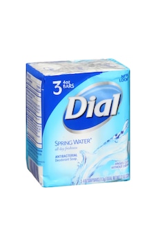 Dial Antibacterial Soap Spring Water Sabun 113 G x 3 Dial Antibacterial Soap Spring Water Sabun 113 G x 3