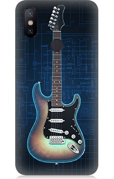 Xiaomi Mi A2 Lite Uyumlu Devre Temasında Elektrikli Gitar Desenli Silikon Kılıf Çok Renkli Xiaomi Mi A2 Lite Uyumlu Devre Temasında Elektrikli Gitar Desenli Silikon Kılıf Çok Renkli