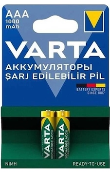 Varta 5703 Aaa 1000mah Şarjlı İnce Pil 2li Varta 5703 Aaa 1000mah Şarjlı İnce Pil 2li