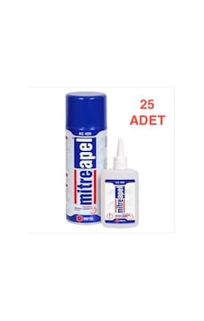 Mitre Apel Mdf 400+100 Ml Hızlı Yapıştırıcı 25 Adet Mitre Apel Mdf 400+100 Ml Hızlı Yapıştırıcı 25 Adet