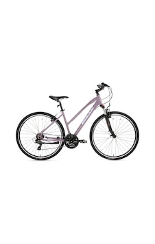Bisan Trx 8200 Kadın Şehir Bisikleti 45cm V 28 Jant 21 Vites Mat Mor Beyaz Mor Çok Renkli