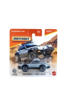 Matchbox 1985 Porsche 911 Rally Metalik Gri 1/64 Diecast Model Araba Çok Renkli Matchbox 1985 Porsche 911 Rally Metalik Gri 1/64 Diecast Model Araba Çok Renkli