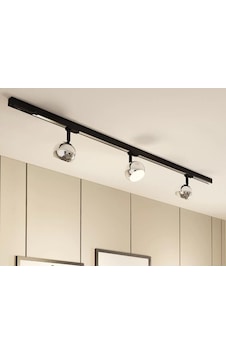 Mylights Demet Habek Panasonıc Gün Işığı Ampullü 1 Metre Alüminyum Ray İle Krom Kaplama 3 Başlıklı Spot Avize Mylights Demet Habek Panasonıc Gün Işığı Ampullü 1 Metre Alüminyum Ray İle Krom Kaplama 3 Başlıklı Spot Avize