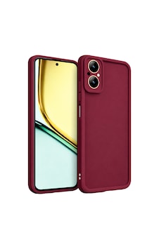 Realme C67 Ve Realma 12 Lite Uyumlu Kamera Çıkıntılı Mat Silikon Telefon Kılıfı Bordo Realme C67 Ve Realma 12 Lite Uyumlu Kamera Çıkıntılı Mat Silikon Telefon Kılıfı Bordo