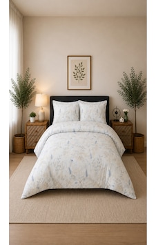 Çift Kişilik Nevresim Takımı %100 Pamuk 200x220 Lastikli Çarşaflı 160x200 Açık Mavi Çift Kişilik Nevresim Takımı %100 Pamuk 200x220 Lastikli Çarşaflı 160x200 Açık Mavi