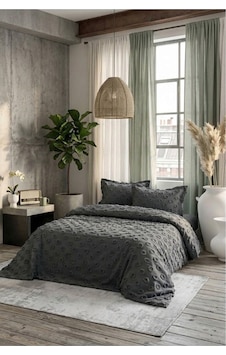 Yatak Örtüsü Takımı 250 X 260 Cm Valonlu Model 2 Adet 50 X 70 Yastık Kılıfı Çok Renkli Yatak Örtüsü Takımı 250 X 260 Cm Valonlu Model 2 Adet 50 X 70 Yastık Kılıfı Çok Renkli