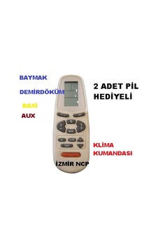 Pil Demirdöküm Uyumlu Klima Kumandası