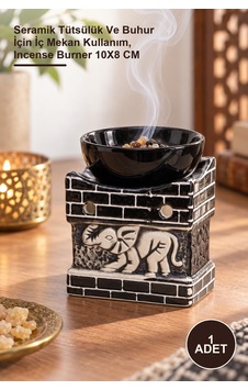 1 Adet Seramik Buhurdanlık Seramik Tütsülük Ve Buhur İçin İç Mekan Kullanım, Incense Burner 10x8 Cm 1 Adet Seramik Buhurdanlık Seramik Tütsülük Ve Buhur İçin İç Mekan Kullanım, Incense Burner 10x8 Cm