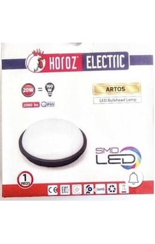 Horoz Artos-20 Led Armatür Siyah Kasa Beyaz Led 20Watt ( 2 Adet ) Siyah Horoz Artos-20 Led Armatür Siyah Kasa Beyaz Led 20Watt ( 2 Adet ) Siyah