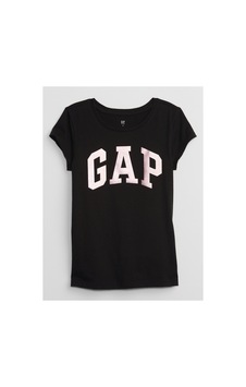 Gap Kız Çocuk Logo T-shirt Siyah Gap Kız Çocuk Logo T-shirt Siyah
