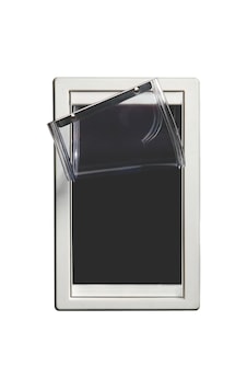 Ideal Pet Kapıları Ekran Koruyucu Evcil Hayvan Kapısı, Orta, 17,78 Cm X 28,5 Cm Kapak Boyutu", Beyaz Ideal Pet Kapıları Ekran Koruyucu Evcil Hayvan Kapısı, Orta, 17,78 Cm X 28,5 Cm Kapak Boyutu", Beyaz