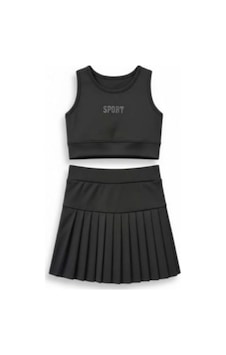 Miniğimin Cicileri Sport Büstiyer Ve Pileli Etek Kız Çocuk Ma... Siyah Miniğimin Cicileri Sport Büstiyer Ve Pileli Etek Kız Çocuk Ma... Siyah