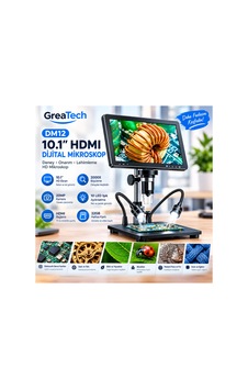Dm12 10.1 İnç Hdmı Dijital Mikroskop 2000x 20mp Deney Onarım Lehimleme Hd Mikroskop - 920066233 Dm12 10.1 İnç Hdmı Dijital Mikroskop 2000x 20mp Deney Onarım Lehimleme Hd Mikroskop - 920066233