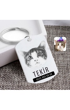 Bk Gift Kişiye Özel Karakalem Evcil Dost Kedi Pleksi Künye Diğer Bk Gift Kişiye Özel Karakalem Evcil Dost Kedi Pleksi Künye Diğer