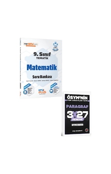 Çap 2027 9. Sınıf Matematik Tematik Plus Soru Bankası+ Evp Akademi Paragraf