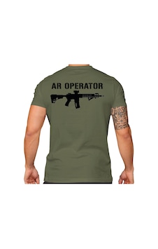 Alfa Giyim Ar Operatör Baskılı Tişört Haki Alfa Giyim Ar Operatör Baskılı Tişört Haki
