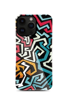 Teleplus Apple Uyumlu iPhone 14 Pro Max Kılıf Hd Desenli Kajsa Shield Plus Grafiti Serisi Kapak