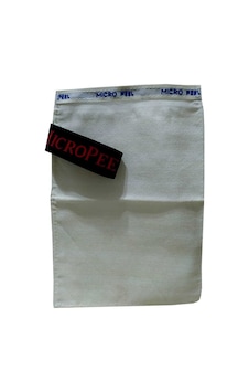 İpek Karma Cilt İçin Banyo Kesesi Beyaz 16x25 İpek Karma Cilt İçin Banyo Kesesi Beyaz 16x25