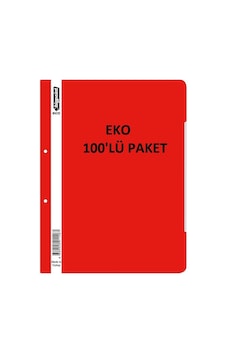 Bigpoint Telli Dosya Eco Kırmızı X 100 Adet Diğer Bigpoint Telli Dosya Eco Kırmızı X 100 Adet Diğer