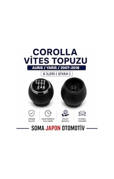 Corolla 2007 2018 6 İleri Auris Yaris Siyah Vites Topuzu Corolla 2007 2018 6 İleri Auris Yaris Siyah Vites Topuzu